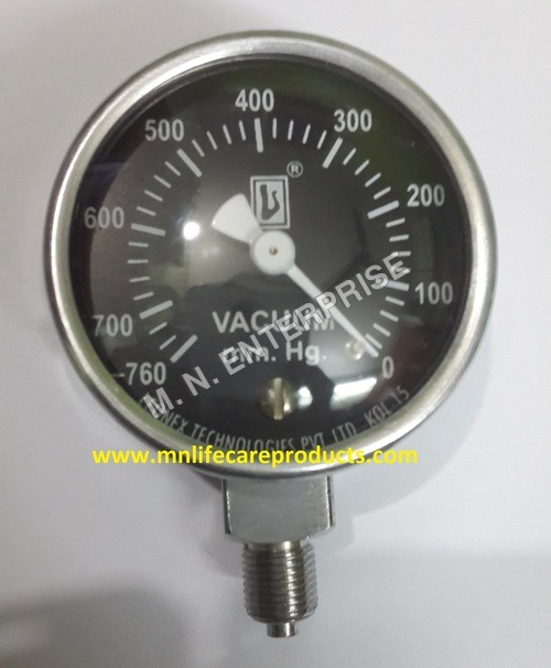 Pressure gauges 0 to -760 mmhg Vacuum 2 inches