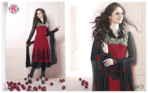 Semi stitched ladies salwar ssuit