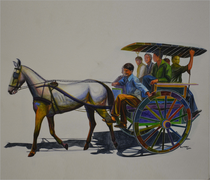 BK-11 x 14 without frame ,16 x 20 with frame