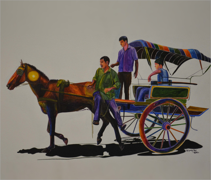 BK-11 x 14 without frame ,16 x 20 with frame