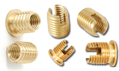 Round Brass Self Tapping Threaded Inserts