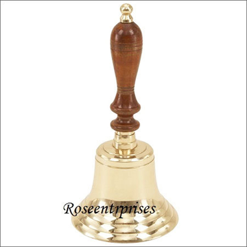 Polishing Brass Hand Held Bell For Worships