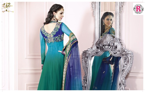 Semi stitched ladies salwar ssuit