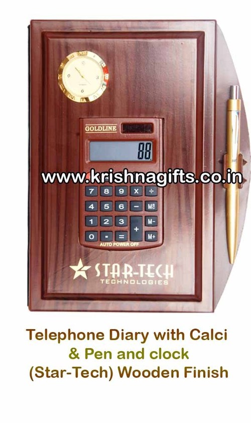 Diary Telephone with Calci-Pen-Clock