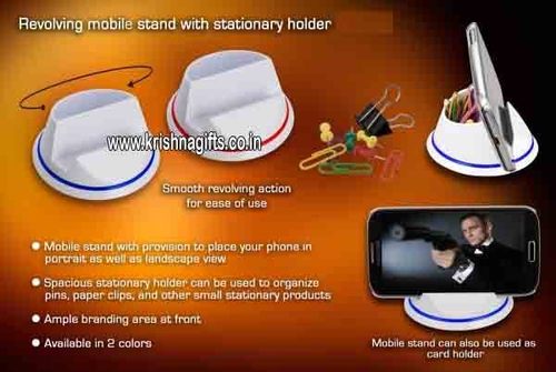 Mobile cum Stationery Holder Revolving