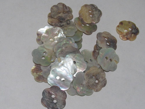 Flower Shell Buttons