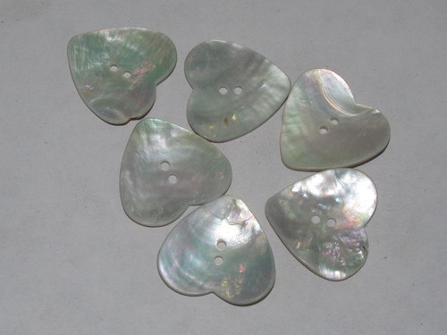 Heart Shell Buttons
