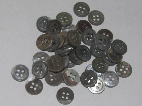 Black Shell Buttons