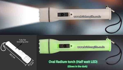 Torch Oval Radium Glowin Dark Half Watt LED