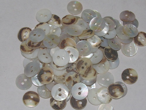 Rainbow Shell Buttons