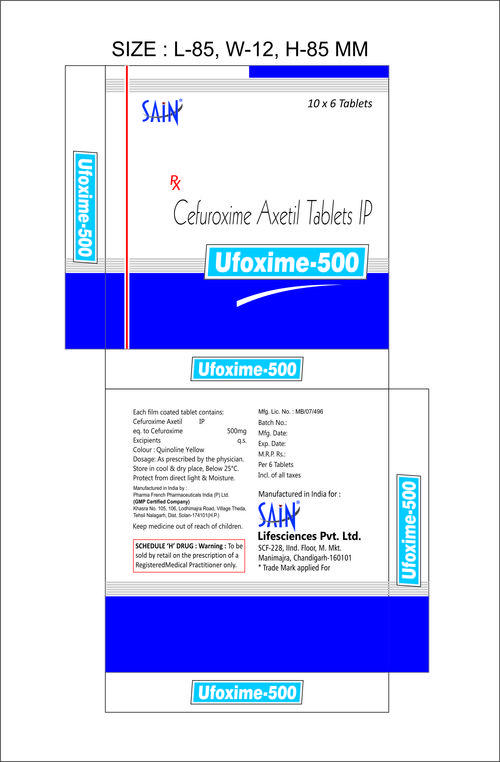 Cefuroxime Axetil Tablets
