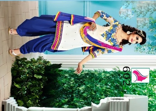 Designer Suits - Silk Blend, Customizable Size, White | Floral Embroidery, Elegant Design, Comfortable Fit