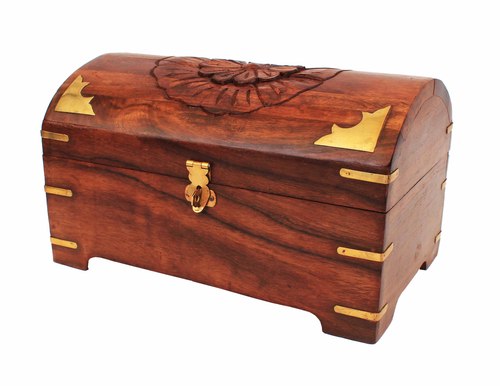 Adorable Handcrafted Wooden Jewelry Box Organizer with Floral Carvings Gifts for Women & Girls