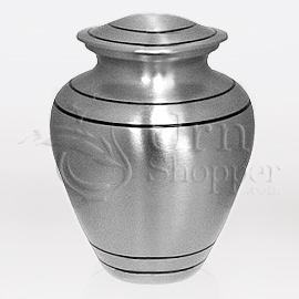 Provincial Pewter Brass Metal Cremation Urn