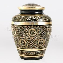 Radiance Elite Brass Metal Cremation Urn