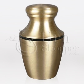 Solitude Brass Metal Cremation Urn