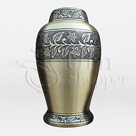 Soulful Peace Brass Metal Cremation Urn