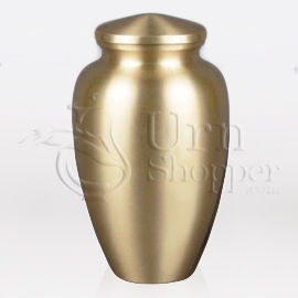 Spartan Brass Metal Cremation Urn