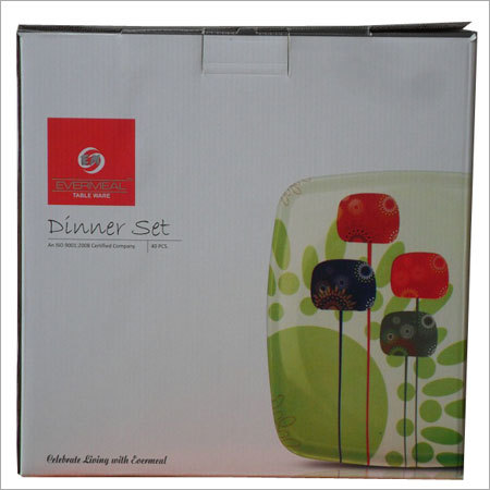 Melamine Printed Dinner Set