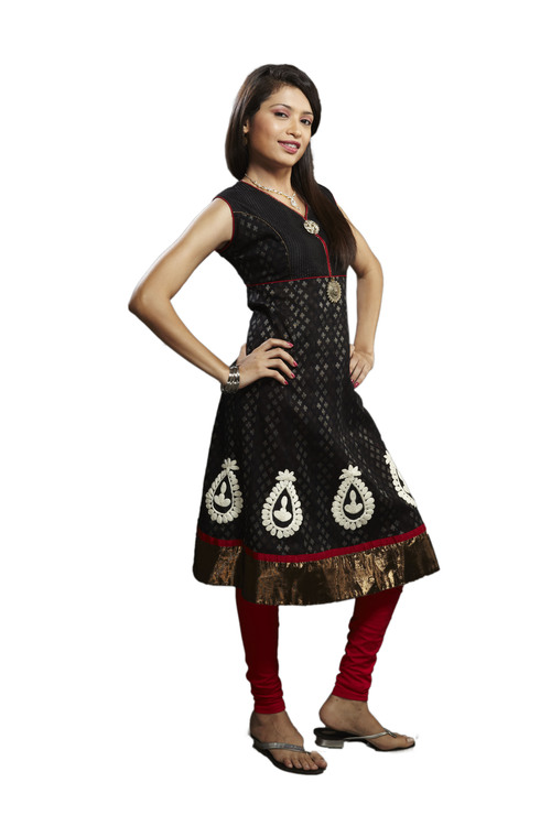 Designer Bollywood Long Anarkali Georgette Kurti