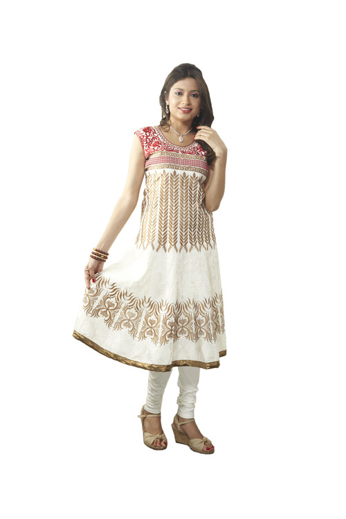 Designer Bollywood Long Anarkali Georgette Kurti