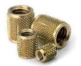 Round Brass Symmetrical Threaded Inserts