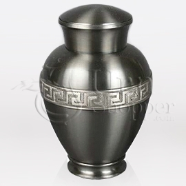 Zeus Brass Metal Cremation Urn