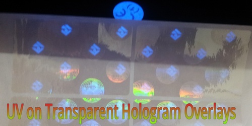 Holographic Overlay with UV
