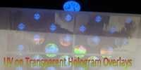 ID Card Transparent Hologram Overlay