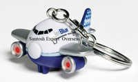 Airplane Keychain - Die Cast & Plastic, Light & Sound Feature | Ideal for Promotions, Souvenirs, Exhibitions, Business Gifts