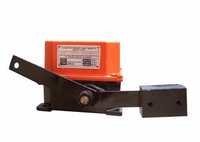 Counter Weight Limit Switch - Cast Iron and Plastic, Standard Size, Orange and Black | SPDT Circuit, 10A Current Rating, IP65 Protection, Adjustable Stroke