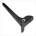 Shelving Brackets - Metal Alloy, 12x4x0.25 Inches, Black | Accurate Dimensions, Rust Resistant, Strong Support, 50 Lbs Load Capacity