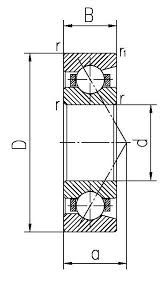 Stainless Steel Angular Contact Bearing