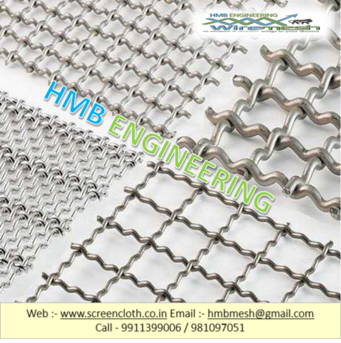 Industrial Crimped Wire Mesh Aperture: 1 Mm To 100 Mm