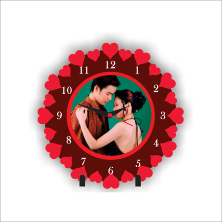 Acrylic Round Plate Clock