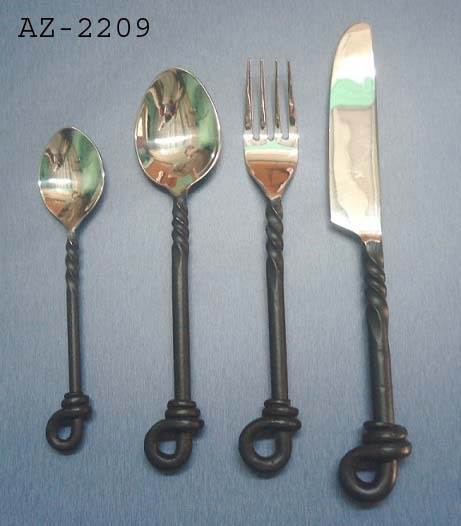 Stainless steel cutlery set of 4 Pcs
