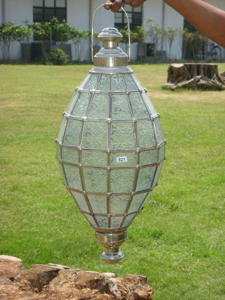 Brass Lamp Hanging - Brass, 24 Inches Height, Nickel Plated | Elegant Design, Durable, Easy Installation, Bright Lighting