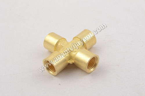 Brass Four Way Female (BSP)