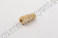 Brass Olive Connector Assembly - Brass, 6-25mm, Golden | Nickel Plated, Polished, Compression Fitting, Up To 25 Bar Pressure