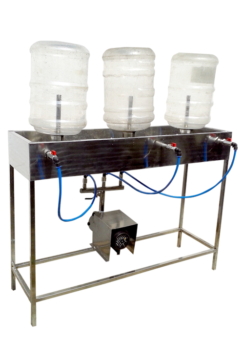 3 HEAD JAR RINSING MACHINE