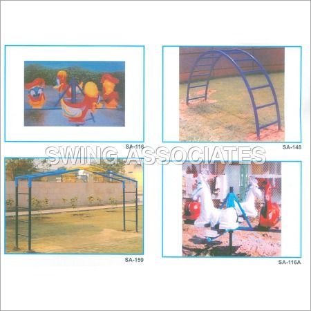 Climbers & Merry Go Rounds - Steel Outdoor Playground, Easy to Play for Ages 5-10 | Installation Guide Included