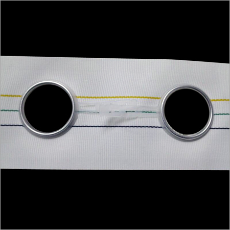 Eyelet 75mm White Tape