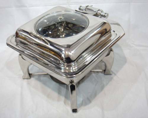 Cheffing Dishes - Stainless Steel, 12x12x12 Inches | Food Warming, Polished Finish, Durable, Easy Cleaning