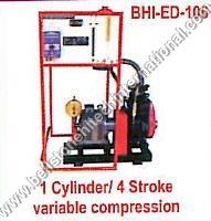 1 Cylinder 4 Stroke Variable Compression - Steel, 1000x500x700 mm | Variable Compression, Educational Tool, Practical Training