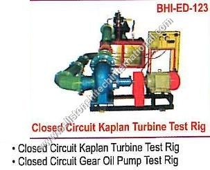Closed Circuit Kaplan Turbine Test Rig