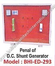 Penal of D.C. Shunt Generator