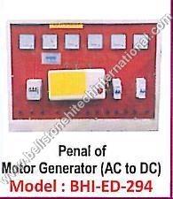 Penal of Motor Generator (AC to DC)