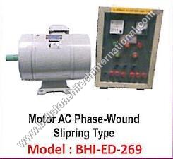 Motor AC Phase - Wound Slipring Type