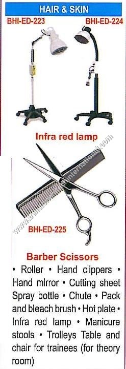 Hair & Skin - Stainless Steel, Variable Length, Black | Hair Styling, Skin Treatment, Professional Salon Tools