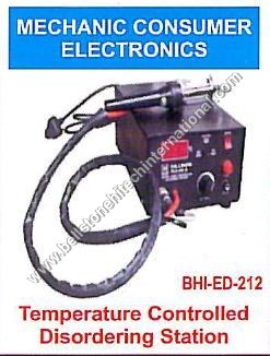 Mechanic Consumer Electronics - 20x15x10cm Black Soldering Station, Precise Control, Efficient Heating, Durable Build